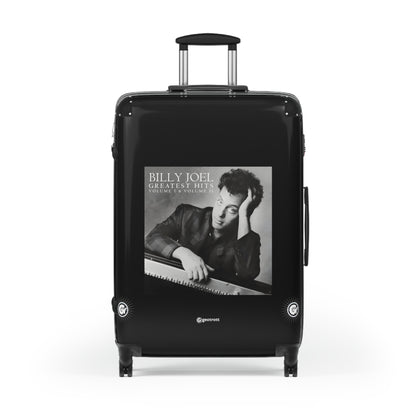 Billy Joel Greatest Hits Eighties Music Album Luggage Bag Rolling Suitcase Spinner