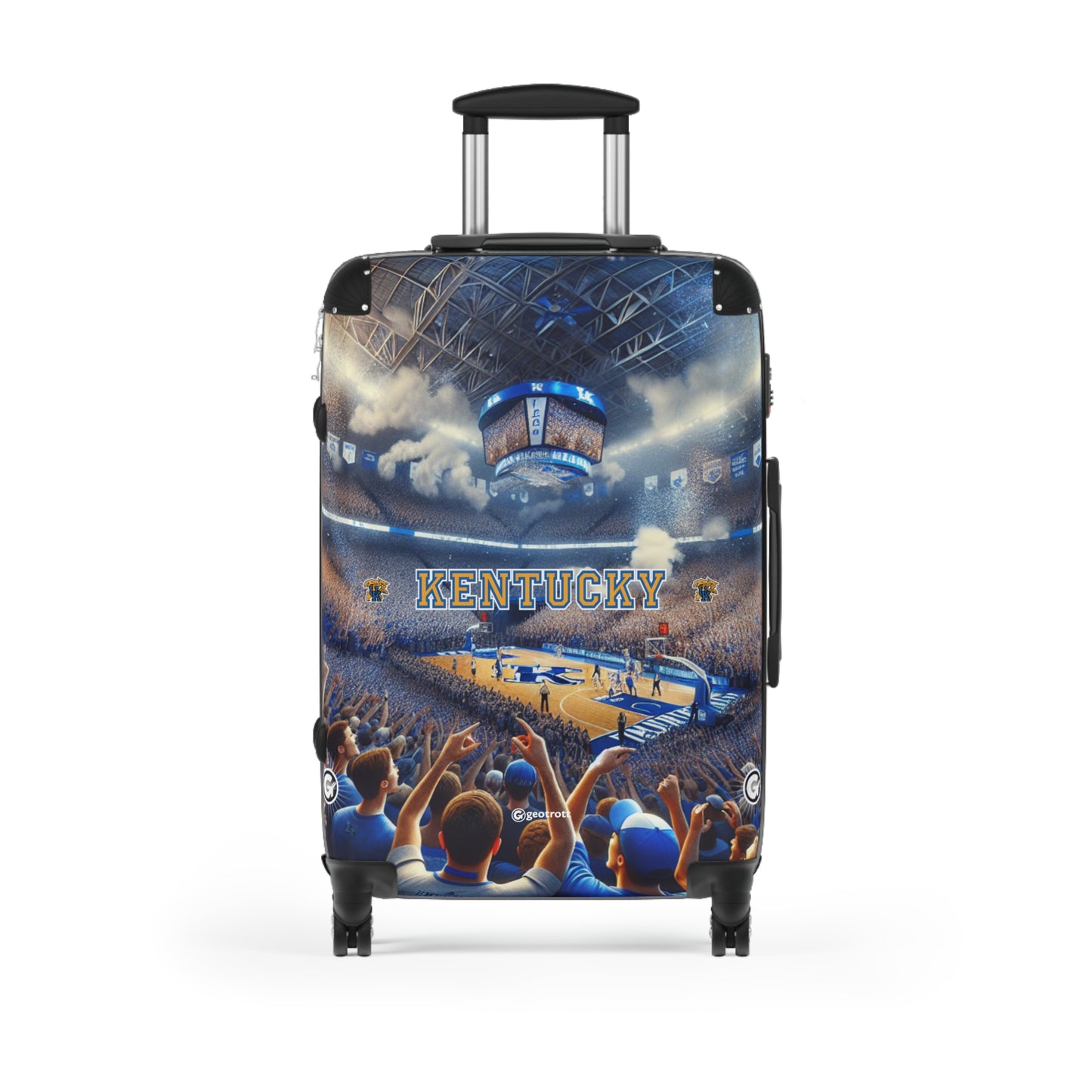 Kentucky University Wildcats Men's Basketball Team Luggage Bag Rolling Suitcase Spinner