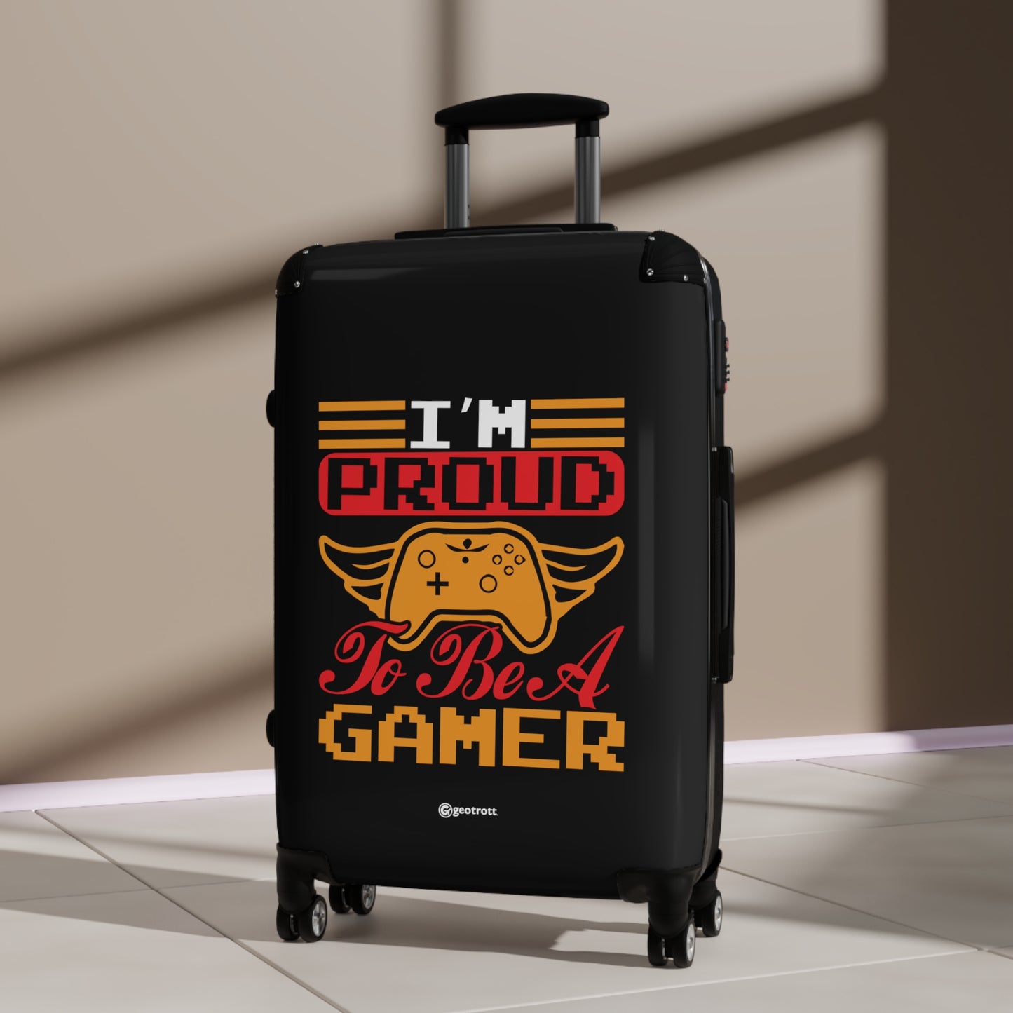 I'm Proud to be a Gamer Gaming Suitcase-Bags-Geotrott