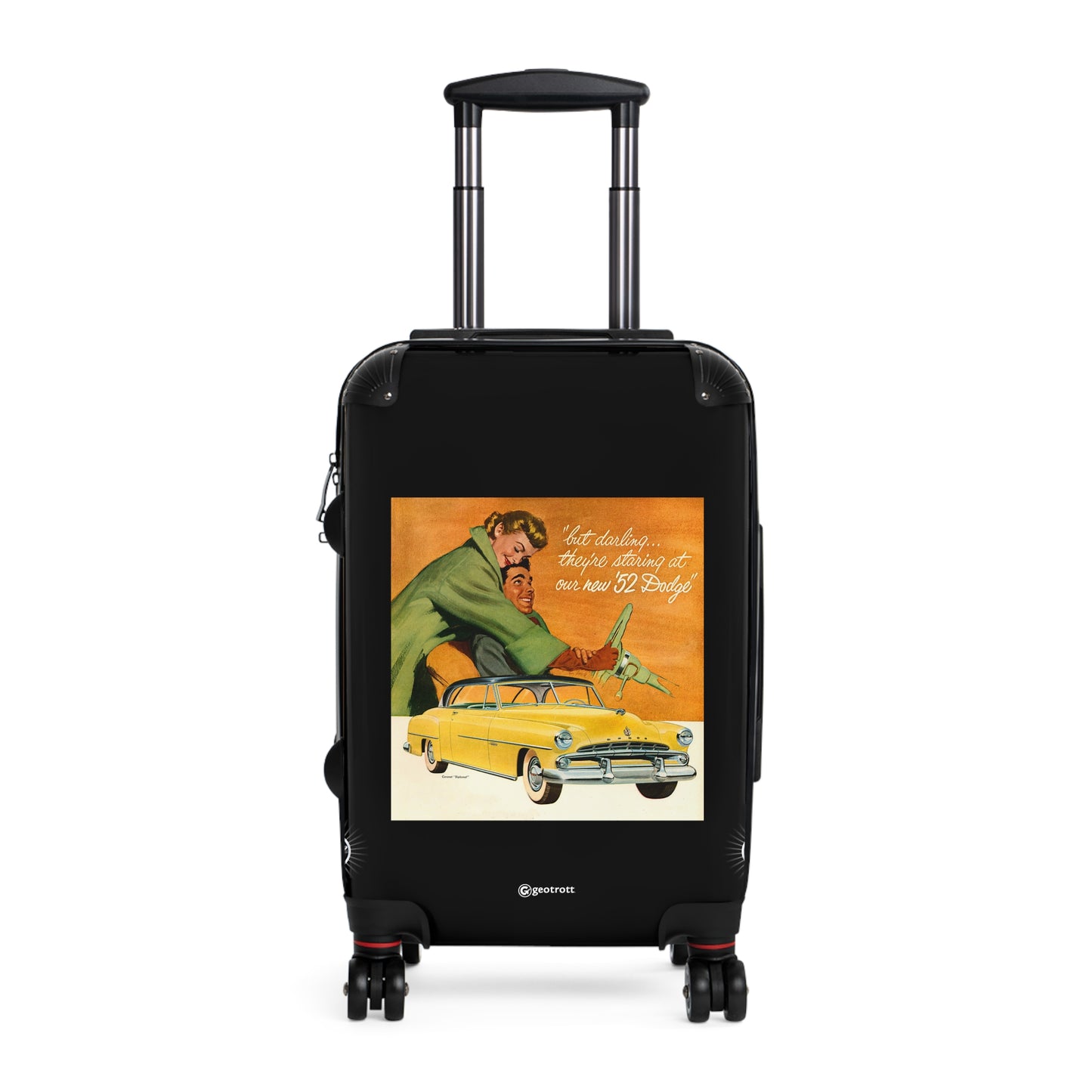 But Darling they are staring at our new Dodge Vintage Posters Retro Ad Luggage Bag Rolling Suitcase Spinner