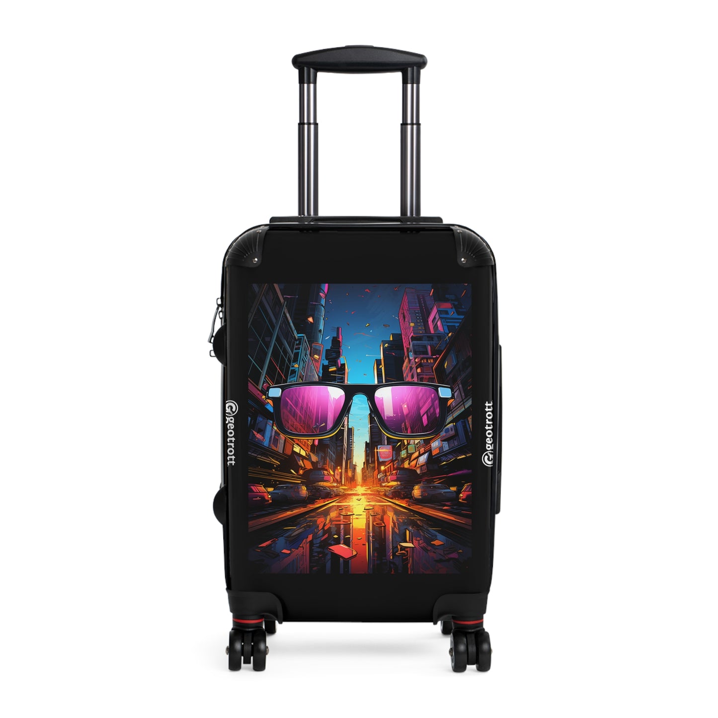 THE A neon skyline of a futuristic city reflected in a  2e21f553 7d97 413d b4d7 c0eca0b6cb4a 3