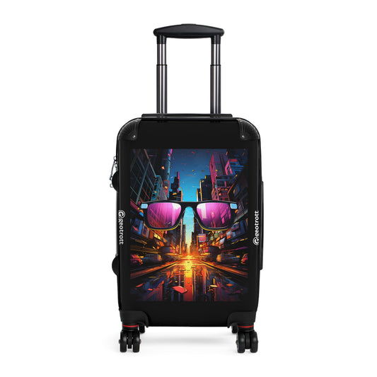 THE A neon skyline of a futuristic city reflected in a  2e21f553 7d97 413d b4d7 c0eca0b6cb4a 3