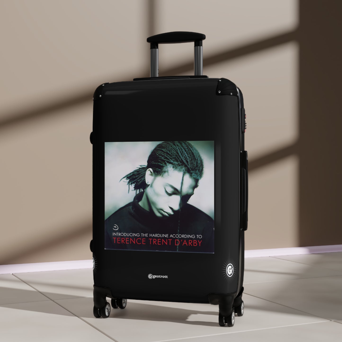 The Hardline Terence Trent D Arby Eighties Music Album Luggage Bag Rolling Suitcase Spinner