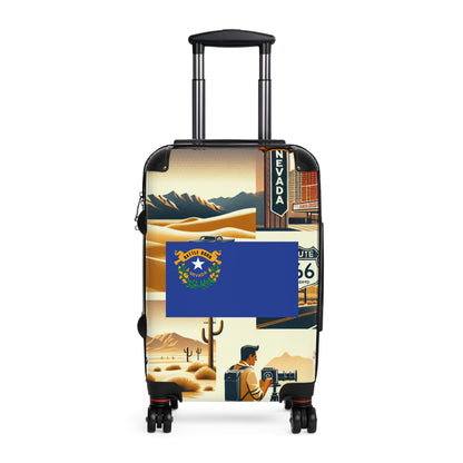 Nevada USA STATE FLAGS Luggage Bag Rolling Suitcase Travel Accessories