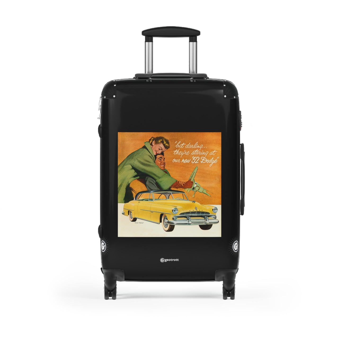 But Darling they are staring at our new Dodge Vintage Posters Retro Ad Luggage Bag Rolling Suitcase Spinner