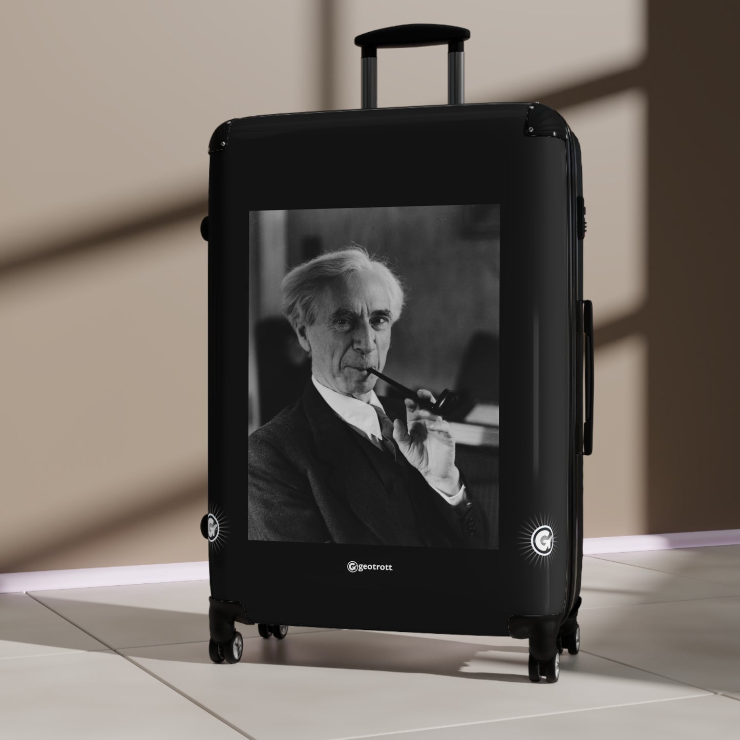 Bertrand Russell Philosopher Mathematician Logician 20TH CENTURY Photos Luggage Bag Rolling Suitcase Spinner