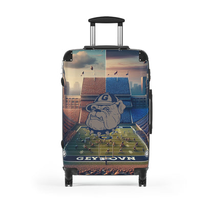 Georgetown Hoyas Football COLLEGE Team Luggage Bag Rolling Suitcase Travel Accessories