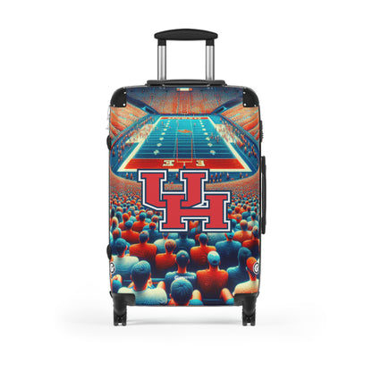 University of Houston Cougars Shasta COLLEGE Team Luggage Bag Rolling Suitcase Travel Accessories