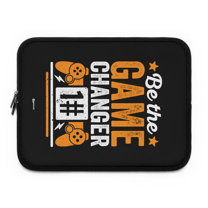 Be the Game Changer Number One Gamer Gaming Lightweight Smooth Neoprene Laptop Sleeve