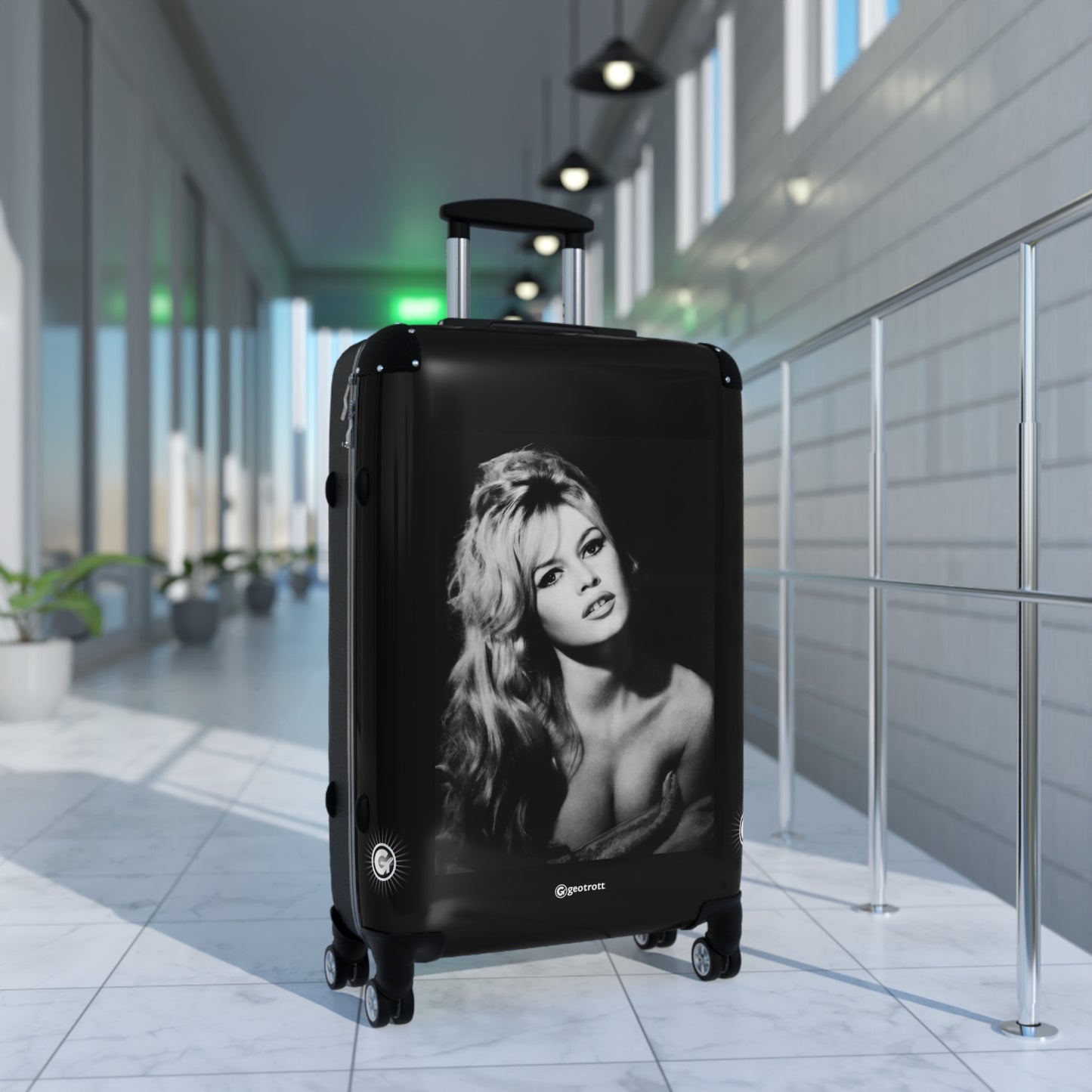 Brigitte Anne-Marie Bardot French former actress Singer Model Sexual Revolution 20TH CENTURY Photos Luggage Bag Rolling Suitcase Spinner