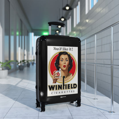 You'll like it Winfield Cigarette Vintage Posters Retro Ad Luggage Bag Rolling Suitcase Spinner