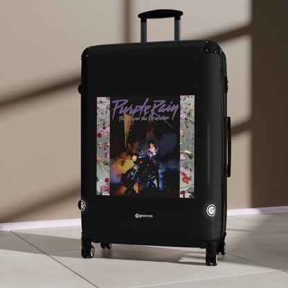 Purple Rain Prince and The Revolution Eighties Music Album Luggage Bag Rolling Suitcase Spinner