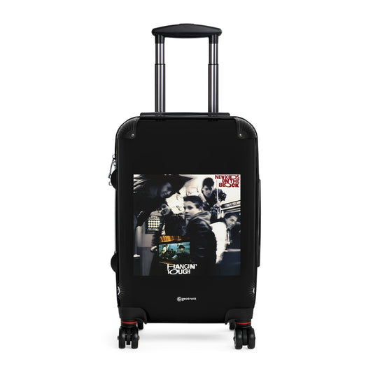 New Kids on the Block Hanging Tough Eighties Music Album Luggage Bag Rolling Suitcase Spinner