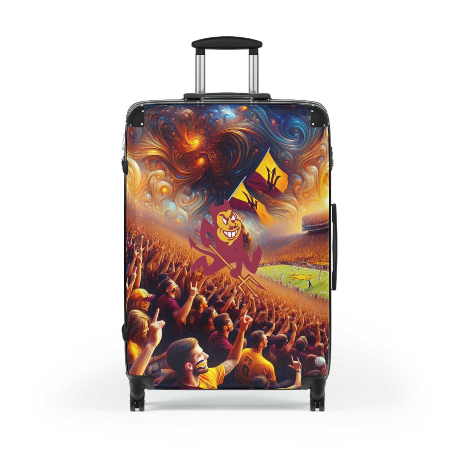 Arizona State Sun Devils American Football Team Luggage Bag Rolling Suitcase Travel Accessories