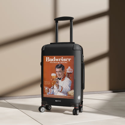 Where there is life there's Budweiser Vintage Posters Retro Ad Luggage Bag Rolling Suitcase Spinner