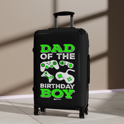 Dad of the Birthday Boy Gamer Gaming Suitcase-Suitcase-Geotrott