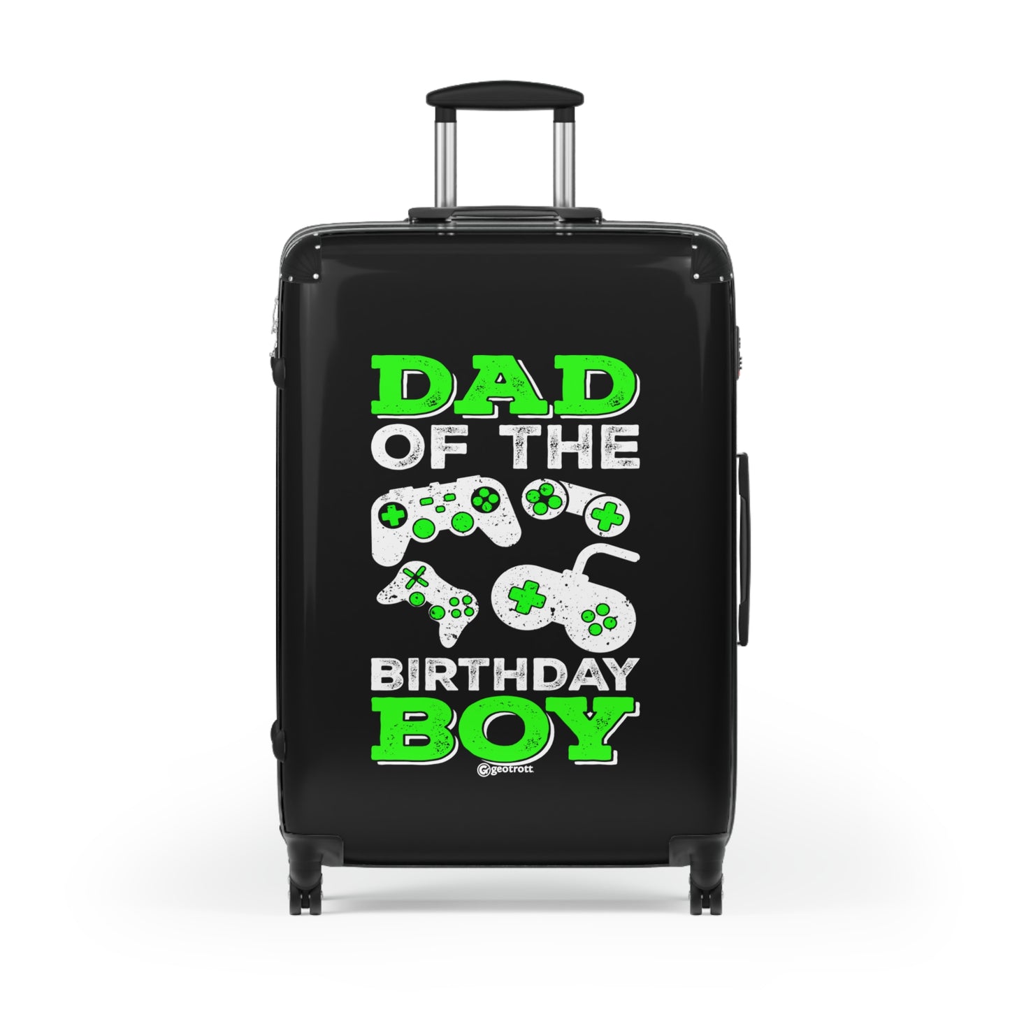 Dad of the Birthday Boy Gamer Gaming Suitcase-Suitcase-Geotrott