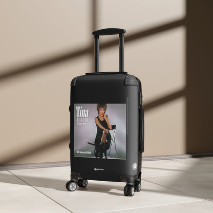 Tina Turner Private Dancer Eighties Music Album Luggage Bag Rolling Suitcase Spinner