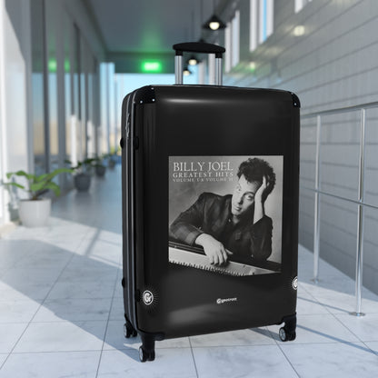 Billy Joel Greatest Hits Eighties Music Album Luggage Bag Rolling Suitcase Spinner