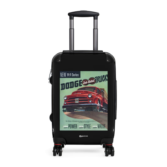 B3 Series Dodge Truck Vintage Posters Retro Ad Luggage Bag Rolling Suitcase Spinner