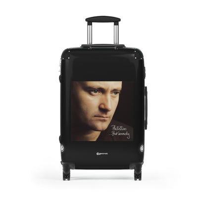 Phil Collins But Seriously Eighties Music Album Luggage Bag Rolling Suitcase Spinner