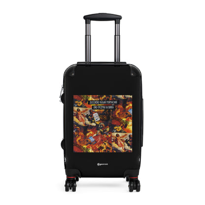 Zucchero Sugar Fornaciari Oro Incenso & Birra Eighties Music Album Luggage Bag Rolling Suitcase Spinner