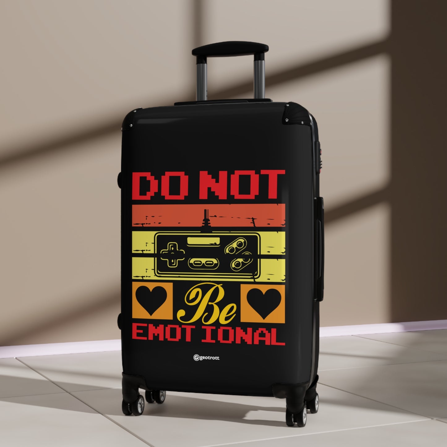 Do not be Emotional Luggage-Suitcase-Geotrott