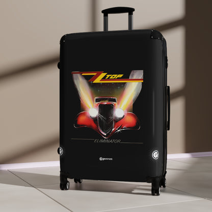 ZZ Top Eliminator Eighties Music Album Luggage Bag Rolling Suitcase Spinner