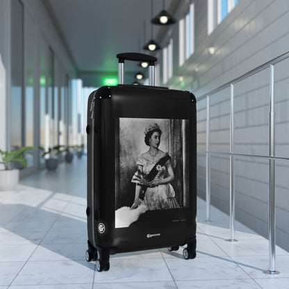 Queen Elizabeth II Of England 20TH CENTURY Photos Luggage Bag Rolling Suitcase Spinner