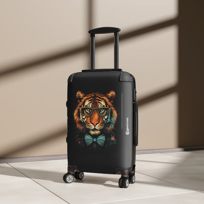 THE T shirt design of a tiger donning glasses and a bow 822704f3 5ae3 49c8 8e1b c13fcae949af 2