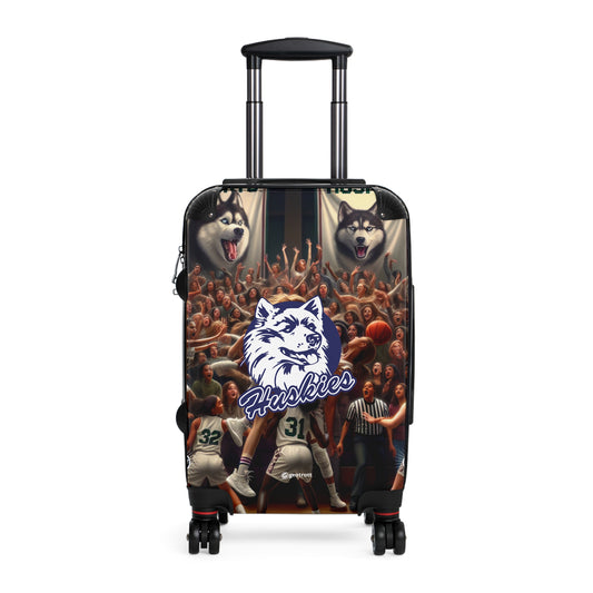 North Hollywood Huskies Freshman Girls Basketball Team Luggage Bag Rolling Suitcase Luggage Spinner