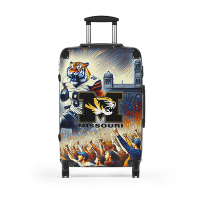 Missouri State University Tigers Football Team Luggage Bag Rolling Suitcase Spinner