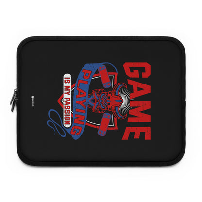 Game Playing is my Passion Gamer Gaming Lightweight Smooth Neoprene Laptop Sleeve