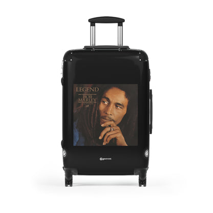 BobMarley Legend Eighties Music Album Luggage Bag Rolling Suitcase Spinner