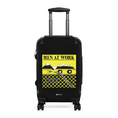 Men at work Business as Usual Eighties Music Album Luggage Bag Rolling Suitcase Spinner