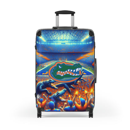 Florida University Gators College Football Team Luggage Bag Rolling Suitcase Spinner