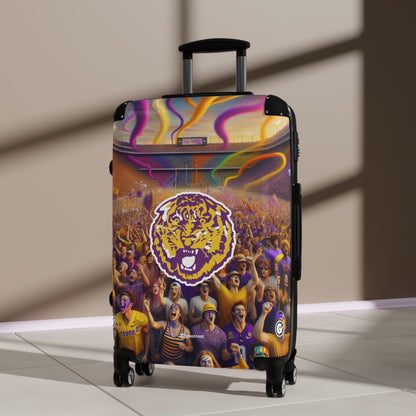 Louisiana State University Tigers NCAA College Football Luggage Bag Rolling Suitcase Travel Accessories