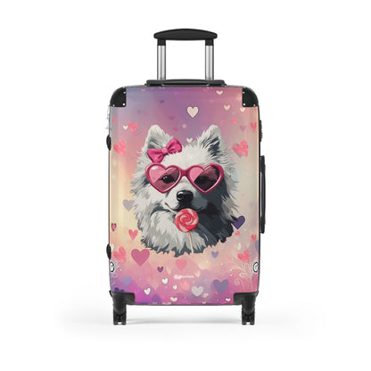 Sweet & Stylish: The Ultimate Pup Lover’s Statement Luggage Bag Rolling Suitcase Spinner