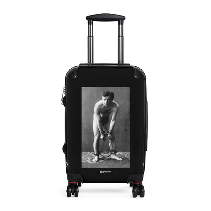 Harry Houdini in chains 1906 wily escape artist in handcuff 20TH CENTURY Photos Luggage Bag Rolling Suitcase Spinner