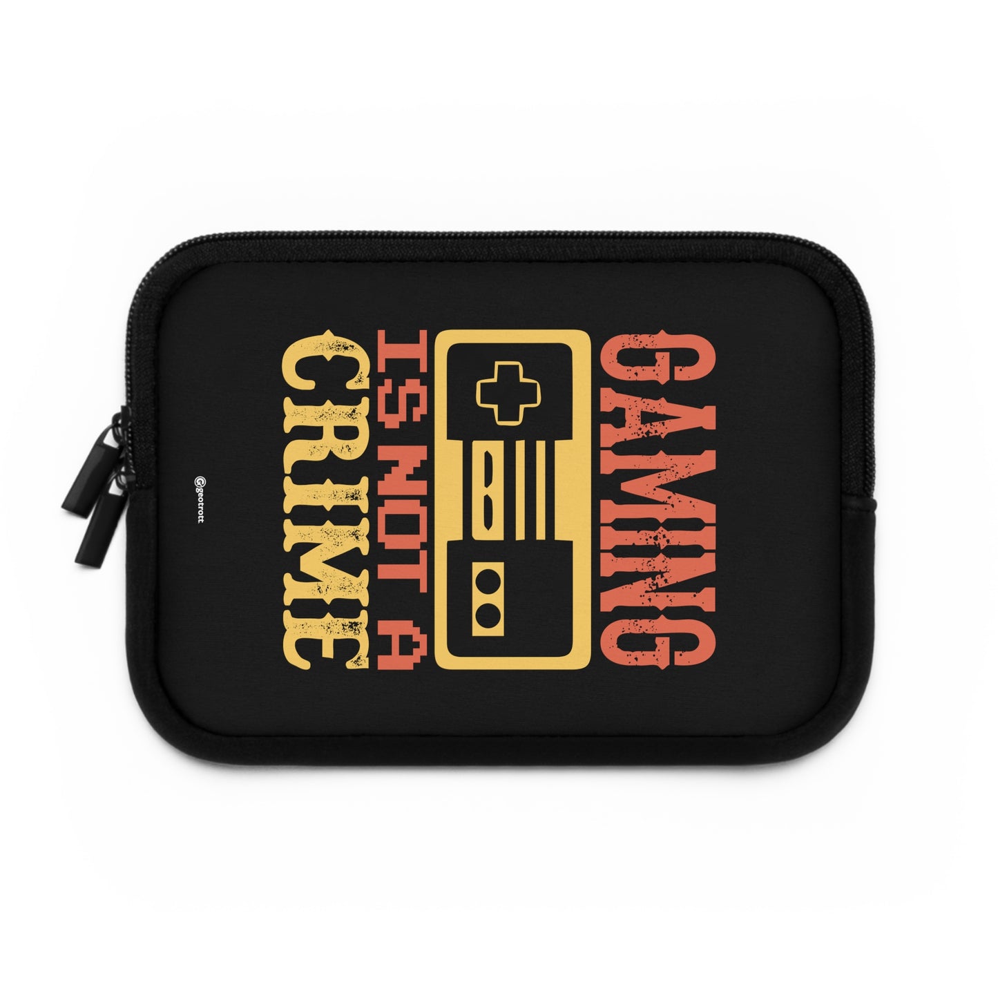 Gaming is not a Crime 3 Gamer Gaming Lightweight Smooth Neoprene Laptop Sleeve