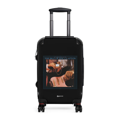 Timepieces The Best of Eric Clapton Eighties Music Album Luggage Bag Rolling Suitcase Spinner