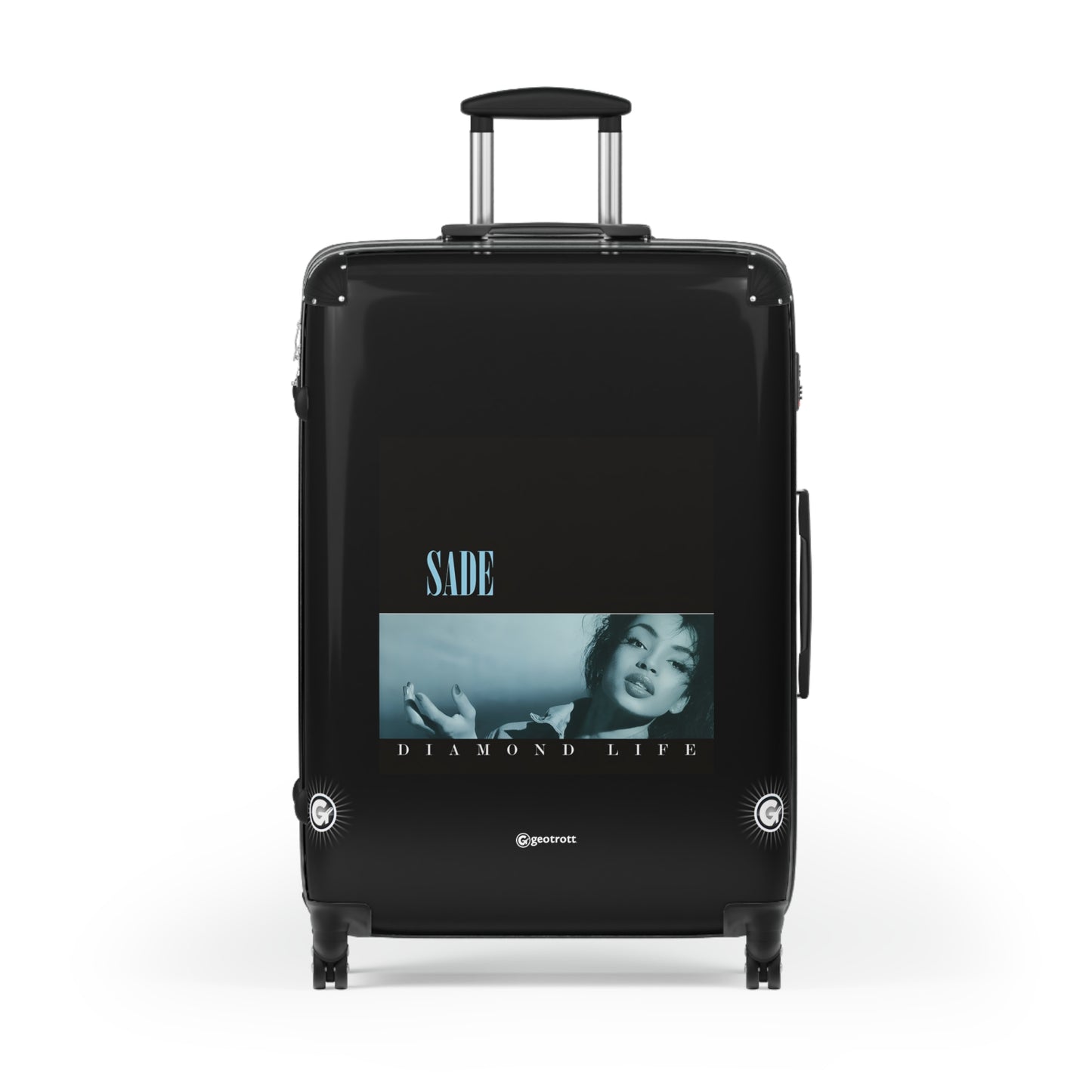 Sade Diamond Life Eighties Music Album Luggage Bag Rolling Suitcase Spinner