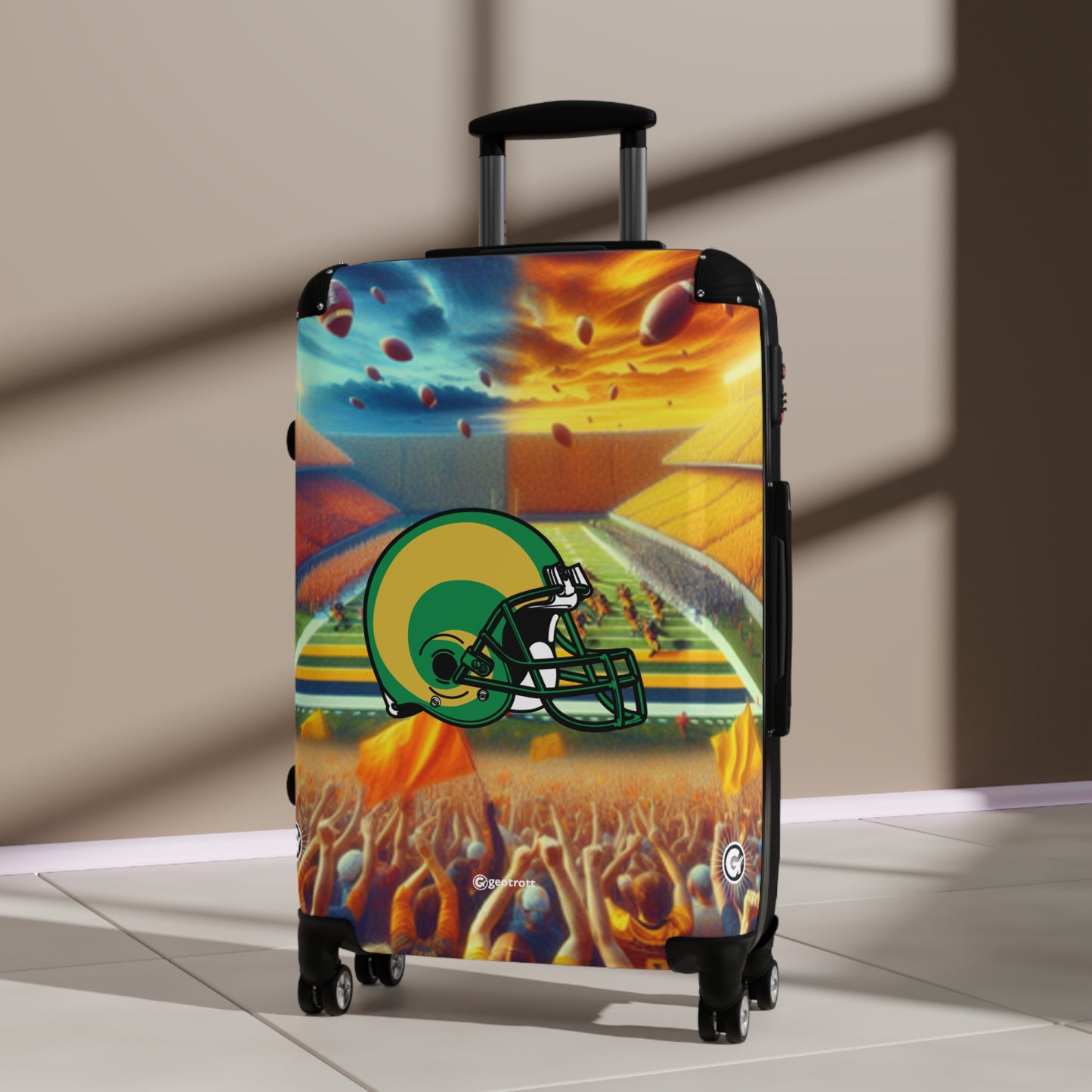 Colorado State Rams Football NCAA COLLEGE Team Luggage Bag Rolling Suitcase Spinner