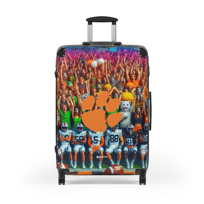 Clemson Tigers football team  University College Teams Luggage Bag Rolling Suitcase Travel Accessories