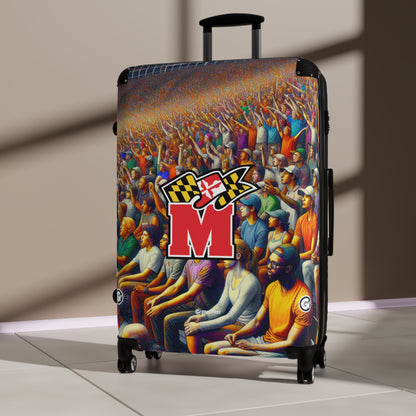 University of Maryland Terrapins Women's Varsity COLLEGE Team Luggage Bag Rolling Suitcase Travel Accessories