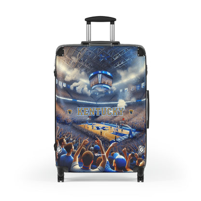 Kentucky University Wildcats Men's Basketball Team Luggage Bag Rolling Suitcase Spinner