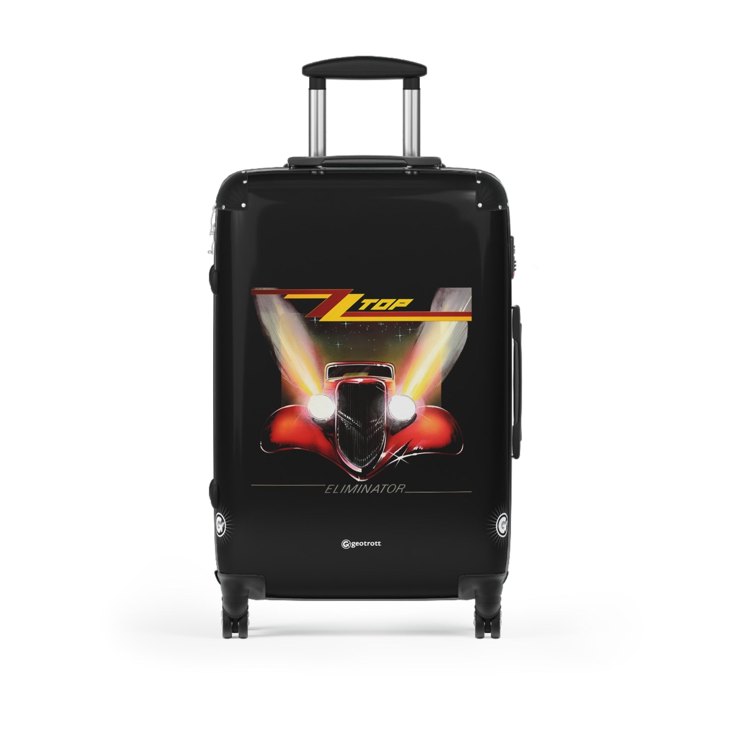 ZZ Top Eliminator Eighties Music Album Luggage Bag Rolling Suitcase Spinner