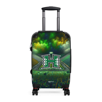 The Hawaii University Mānoa Rainbow Warriors Team Luggage Bag Rolling Suitcase Spinner