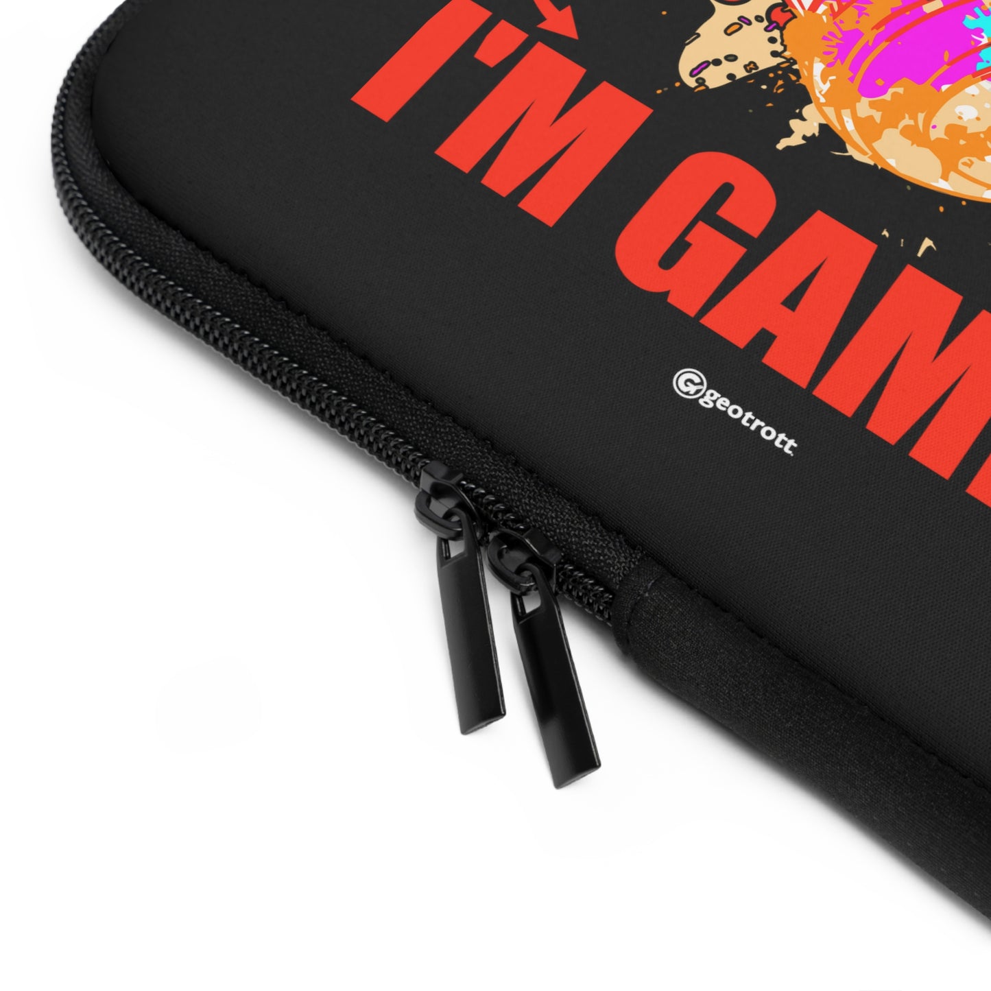 Sorry I can't Hear you I'm Gaming Gamer Gaming Lightweight Smooth Neoprene Laptop Sleeve