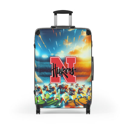 Football Team Luggage Bag Rolling Suitcase Spinner